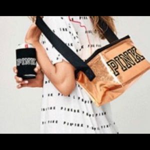 Victoria secret lunch box (gold) brand new